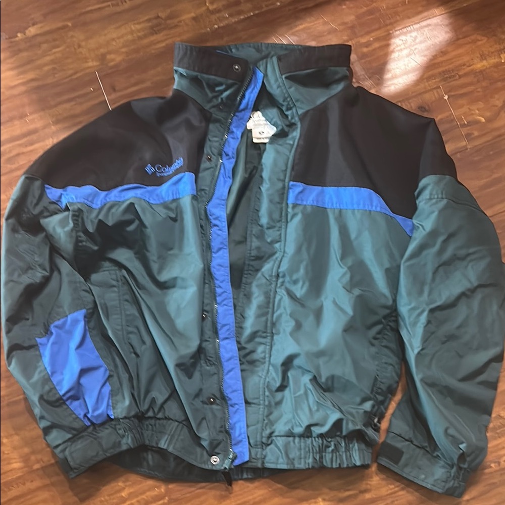 Columbia Bugaboo Vintage 3-in-1 Jacket 3XL Mens Ski Shell Interchange Blue Black